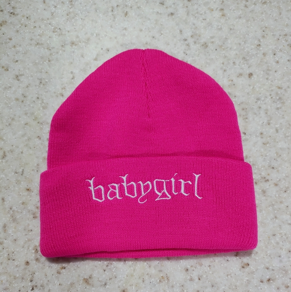 Hot Pink "Babygirl" Beanie!